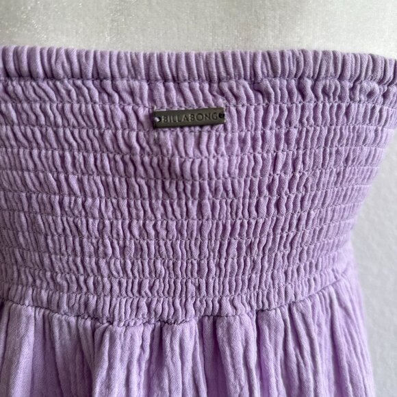 Billabong  Women's Wave After Wave Mini Dress - Small - Lilac - Picture 5 of 9